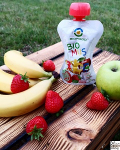 Mus ABC Truskawka Banan Jabłko 90g BIO