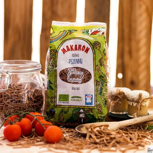 Makaron razowy pszenny nitka BIO 400g