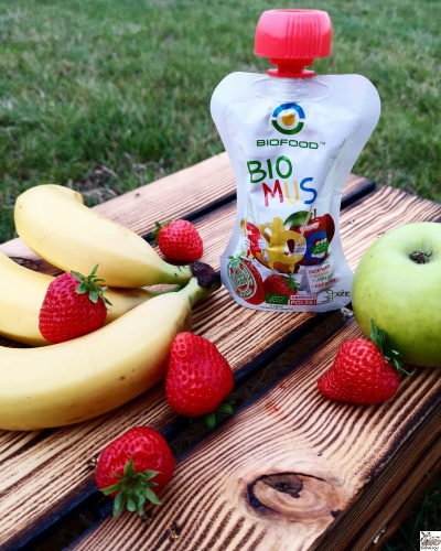 Mus Trukawka+Banan+Jabłko