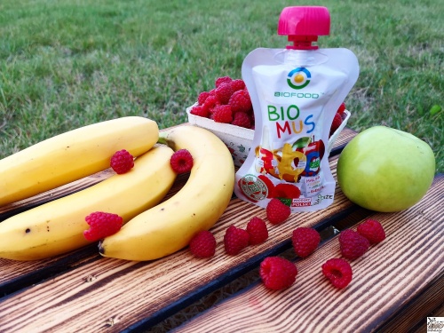Mus Malina+Banan+Jabłko