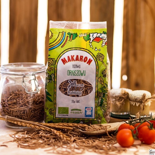 Makaron razowy orkiszowy nitka BIO 400g