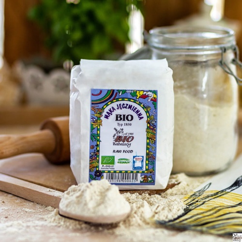 Mąka razowa jęczmienna BIO Typ 1850 0,5 kg