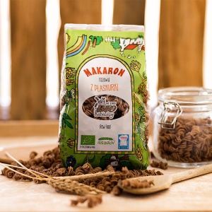 Makaron z płaskurki świderki  BIO 400g