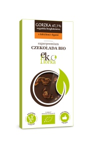 CZEKOLADA GORZKA  Z DAKTYLAMI I FIGAMI BIO 110 g