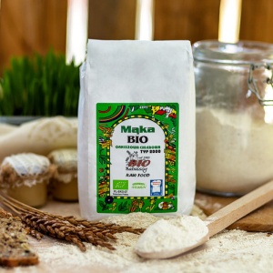 Mąka Orkiszowa razowa typ 2000 1kg BIO