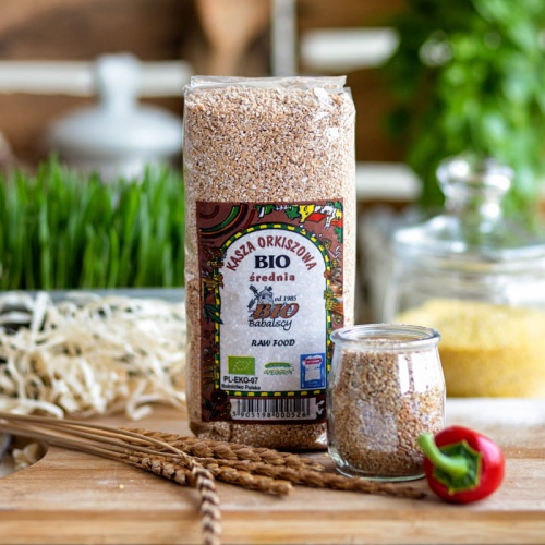 Kasza orkiszowa średnia BIO 0,5kg