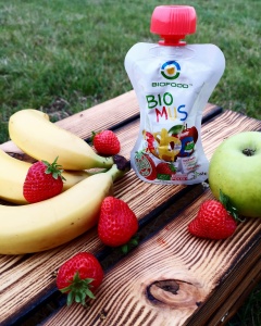 Mus ABC Truskawka Banan Jabłko 90g BIO