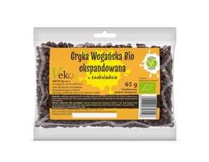 Gryka wegańska BIO ekspandowana w czekoladzie 65g