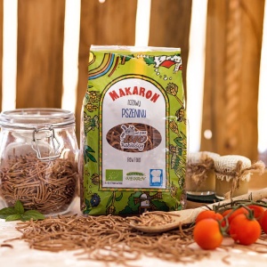 Makaron razowy pszenny cienka nitka BIO 400g