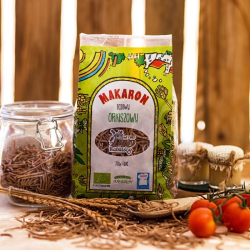 Makaron razowy orkiszowy nitka BIO 400g
