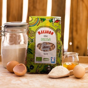 Makaron razowy orkiszowy rurka BIO 400g