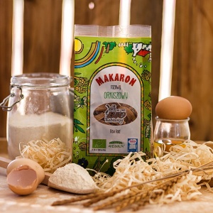 Makaron razowy orkiszowy wstążka BIO 400g